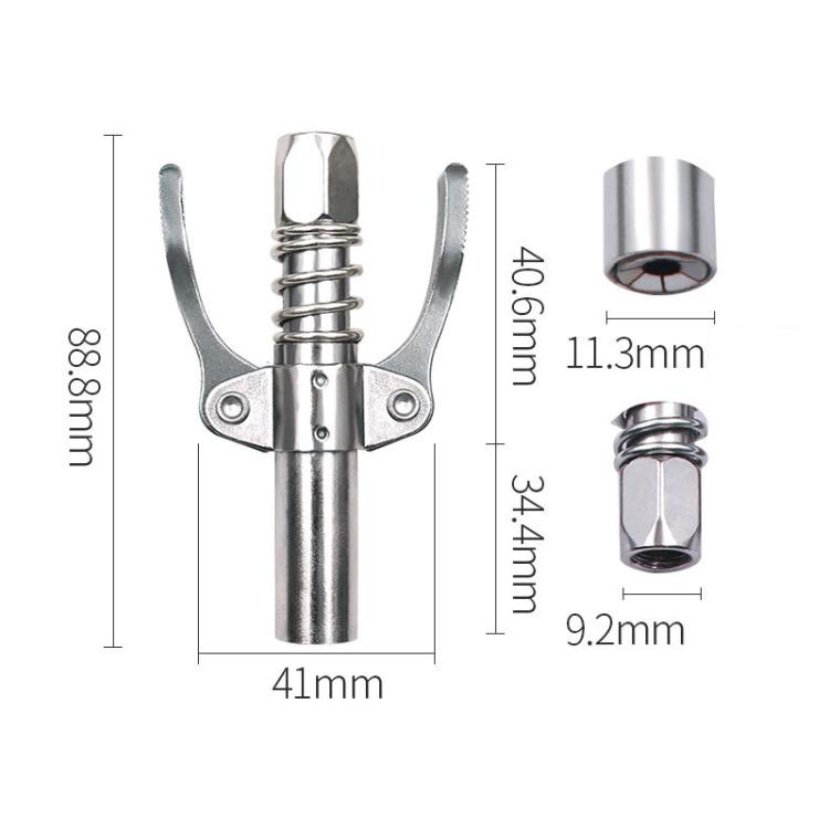Car Electric/Pneumatic Pliers High-pressure Grease Nozzles(Double-handle) - Others by buy2fix | Online Shopping UK | buy2fix