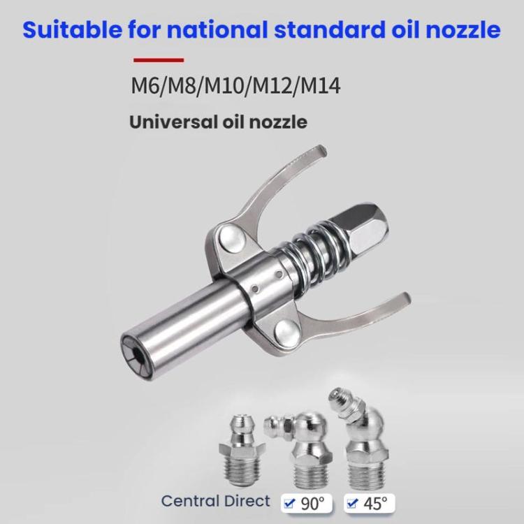 Car Electric/Pneumatic Pliers High-pressure Grease Nozzles(Double-handle) - Others by buy2fix | Online Shopping UK | buy2fix