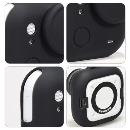 For Insta360 GO Ultra Silicone Case & Lens Cap Set with Lanyard  Anti-Scratch Camera Body Protector(Black) - Case & Bags by buy2fix | Online Shopping UK | buy2fix