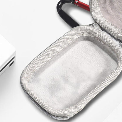 For Insta360 GO Ultra Carrying Case Shockproof EVA Portable Travel Storage Bag With Carabiner Clip(Gray) - Case & Bags by buy2fix | Online Shopping UK | buy2fix