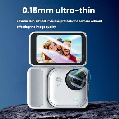 For Insta360 GO Ultra  1 Set Screen Protector & Lens Film Kit Tempered Glass + Hydrogel HD Protection - Protective Film & Stickers by buy2fix | Online Shopping UK | buy2fix