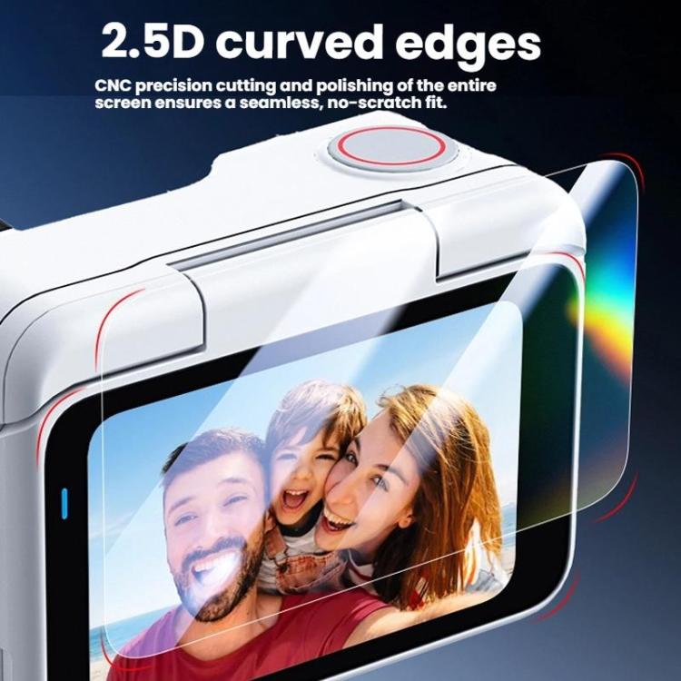 For Insta360 GO Ultra  1 Set Screen Protector & Lens Film Kit Tempered Glass + Hydrogel HD Protection - Protective Film & Stickers by buy2fix | Online Shopping UK | buy2fix