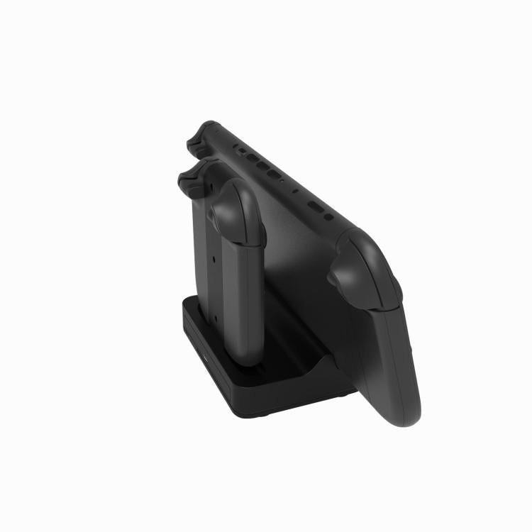 For Nintendo Switch 2 & Joy-Con Controllers KJH Charging Dock With Ambient Lighting(Black) - Charger & Power by KJH | Online Shopping UK | buy2fix