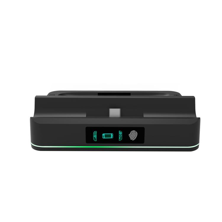 For Nintendo Switch 2 & Joy-Con Controllers KJH Charging Dock With Ambient Lighting(White) - Charger & Power by KJH | Online Shopping UK | buy2fix