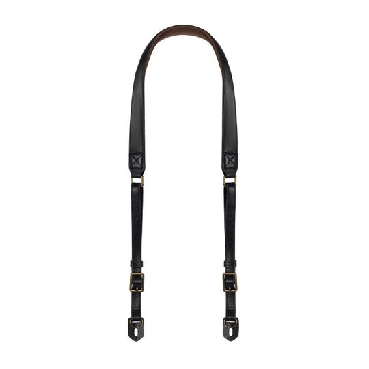 Cwatcun D222 Medium Comfortable DSLR Camera Universal Shoulder Strap Leather Quick Release Strap(Black)