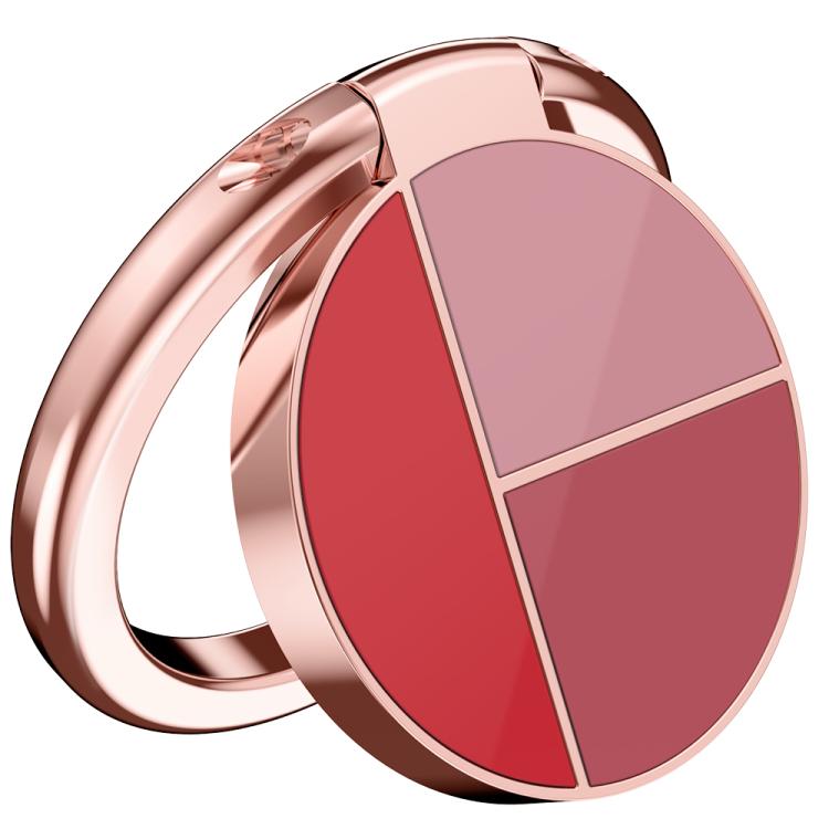 AhaStyle ST12 Metal Ring Clip Phone Stand Aluminum Alloy Adhesive Mount(Pink) - Ring Holder by AhaStyle | Online Shopping UK | buy2fix