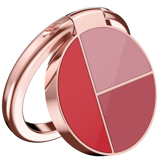 AhaStyle ST12 Metal Ring Clip Phone Stand Aluminum Alloy Adhesive Mount(Pink) - Ring Holder by AhaStyle | Online Shopping UK | buy2fix