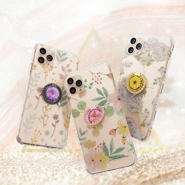 AhaStyle ST11 Aluminum Alloy Ring Buckle Phone Holder Foldable Hands-Free Stand(Rose Gold) - Ring Holder by AhaStyle | Online Shopping UK | buy2fix