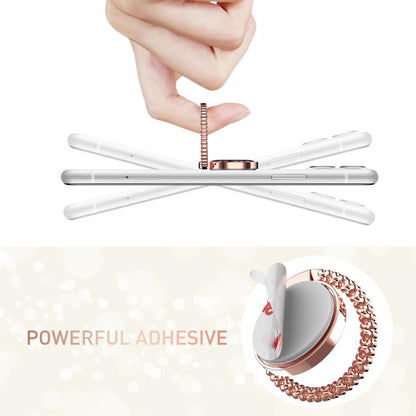 AhaStyle ST11 Aluminum Alloy Ring Buckle Phone Holder Foldable Hands-Free Stand(Rose Gold) - Ring Holder by AhaStyle | Online Shopping UK | buy2fix