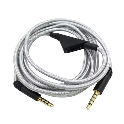 For Logitech Astro A10 / A40 / A30 Gaming Headset Cable Braided Audio Cable, Style: Gray Tuning - Headset Accessories by buy2fix | Online Shopping UK | buy2fix