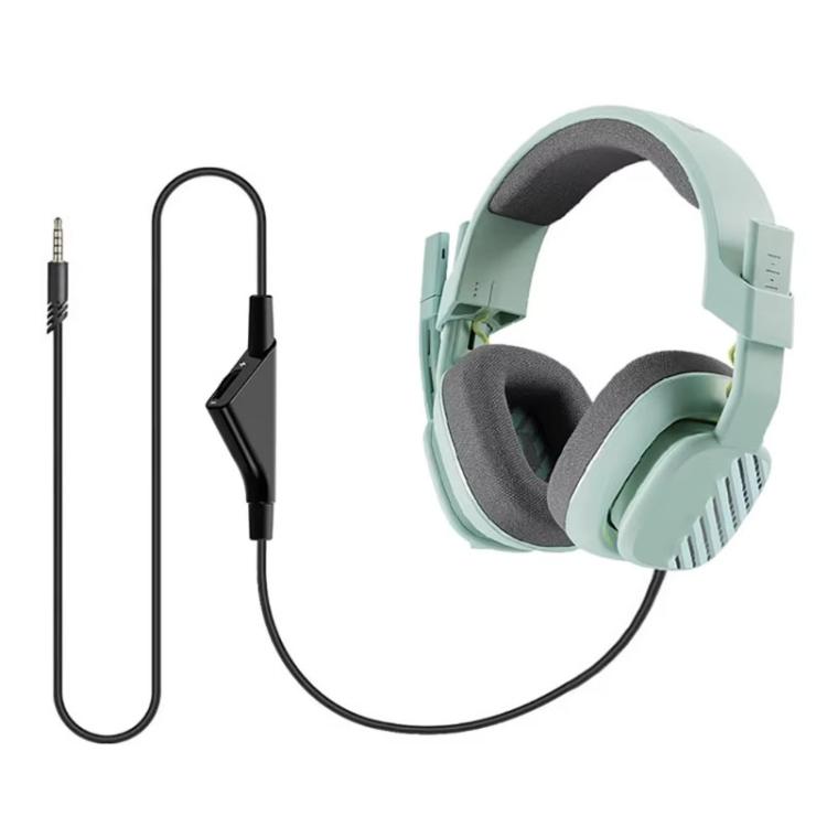 For Logitech Astro A10 / A40 / A30 Gaming Headset Cable Braided Audio Cable, Style: Black Square - Headset Accessories by buy2fix | Online Shopping UK | buy2fix