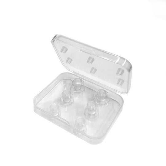 6pcs /Box Food Grade Liquid Silicone Ear Tips HIFI Earphones Earbuds(Transparent)