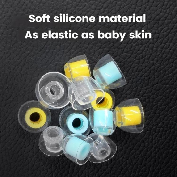 6pcs /Box Food Grade Liquid Silicone Ear Tips HIFI Earphones Earbuds(Transparent) - Anti-dust & Ear Caps by buy2fix | Online Shopping UK | buy2fix