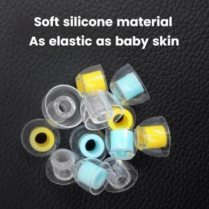 6pcs /Box Food Grade Liquid Silicone Ear Tips HIFI Earphones Earbuds(Transparent) - Anti-dust & Ear Caps by buy2fix | Online Shopping UK | buy2fix