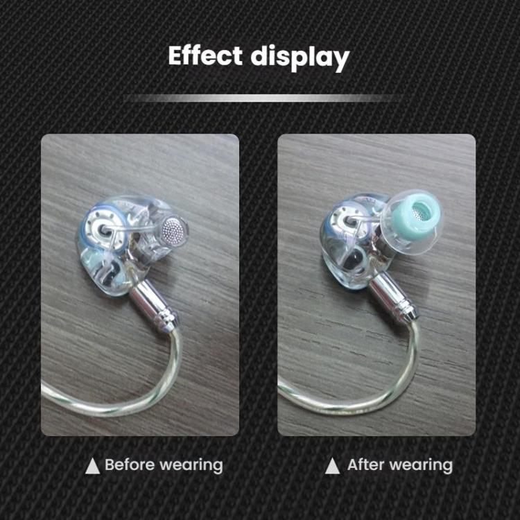 6pcs /Box Food Grade Liquid Silicone Ear Tips HIFI Earphones Earbuds(Transparent Blue) - Anti-dust & Ear Caps by buy2fix | Online Shopping UK | buy2fix