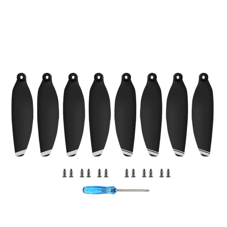 For DJI Mini 2 / Mini 2 SE Propellers 4726F Replacement Blades 2pairs Silver Edge - DIY Propeller by buy2fix | Online Shopping UK | buy2fix
