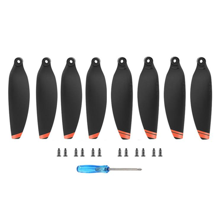 For DJI Mini 2 / Mini 2 SE Propellers 4726F Replacement Blades 2pairs Orange Edge - DIY Propeller by buy2fix | Online Shopping UK | buy2fix