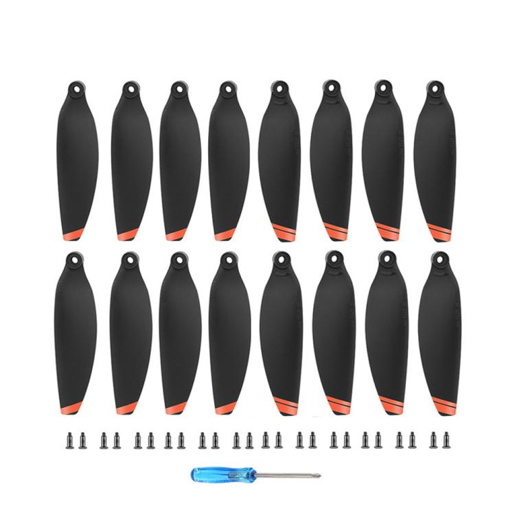 For DJI Mini 2 / Mini 2 SE Propellers 4726F Replacement Blades 4pairs Orange Edge - DIY Propeller by buy2fix | Online Shopping UK | buy2fix