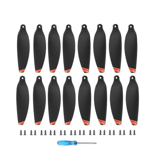 For DJI Mini 2 / Mini 2 SE Propellers 4726F Replacement Blades 4pairs Orange Edge - DIY Propeller by buy2fix | Online Shopping UK | buy2fix