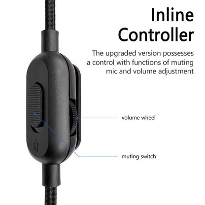 Dual Plug 2m Tuning Edition Headphone Cable For Sennheiser GAME ONE / GAME ZERO / PC 373D / GSP350 / GSP500 / GSP600 - Headset Accessories by buy2fix | Online Shopping UK | buy2fix