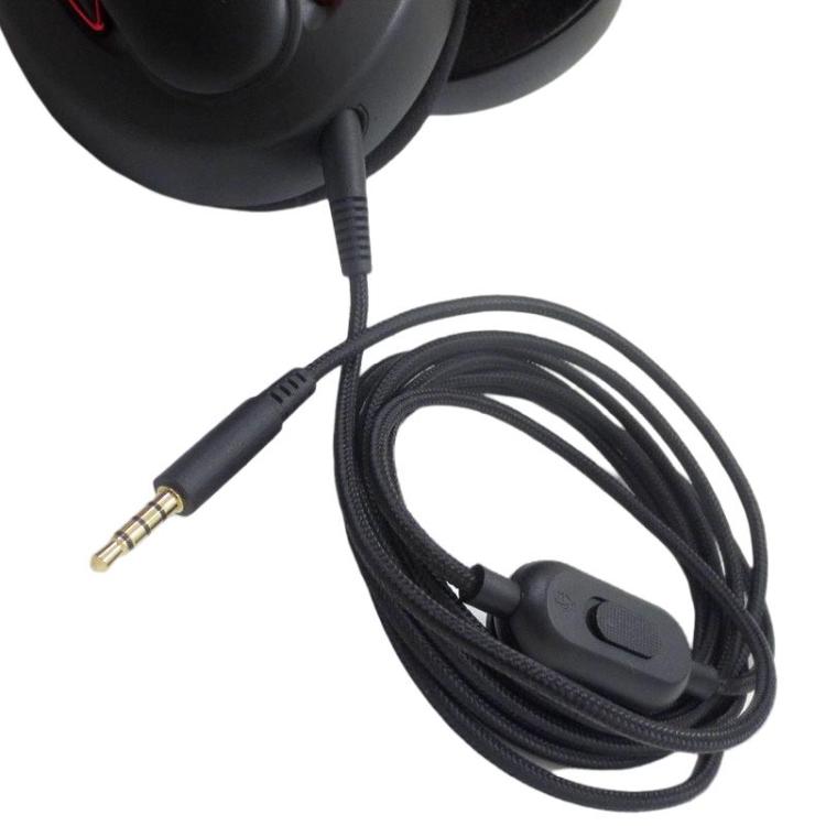 Single Plug 2m Tuning Edition Headphone Cable For Sennheiser GAME ONE / GAME ZERO / PC 373D / GSP350 / GSP500 / GSP600 - Headset Accessories by buy2fix | Online Shopping UK | buy2fix