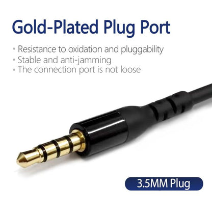 1.5m Mini Pin USB TPE Earphone Cable For SteelSeries Arctis Prime / 3 / 5 / 7 / Pro - Headset Accessories by buy2fix | Online Shopping UK | buy2fix