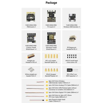 SpeedyBee F405 WING MINI Fixed Wing Flight Controller 2-6S LiPo For RC Fixed Wing Model - Flight Controller by SpeedyBee | Online Shopping UK | buy2fix
