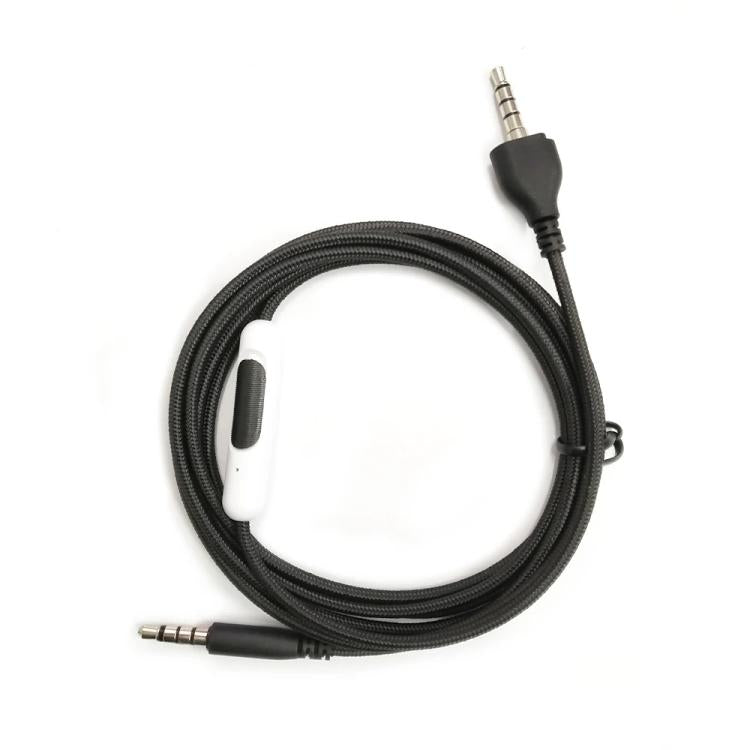 For Alienware AW920H Gaming Headset Cable Audio Microphone Cable, Length: 1.8m(White) - Headset Accessories by buy2fix | Online Shopping UK | buy2fix