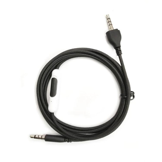 For Alienware AW920H Gaming Headset Cable Audio Microphone Cable, Length: 1.8m(White) - Headset Accessories by buy2fix | Online Shopping UK | buy2fix