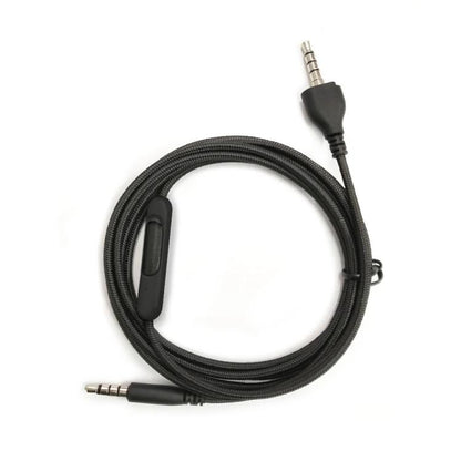 For Alienware AW920H Gaming Headset Cable Audio Microphone Cable, Length: 1.8m(Black) - Headset Accessories by buy2fix | Online Shopping UK | buy2fix