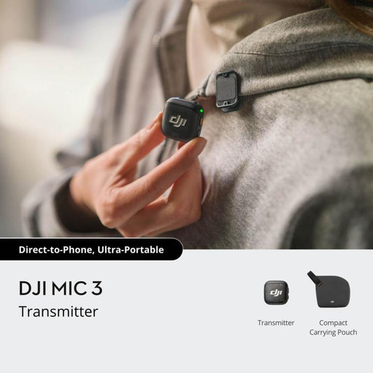 Original DJI Mic 3 Transmitter - Microphone by DJI | Online Shopping UK | buy2fix
