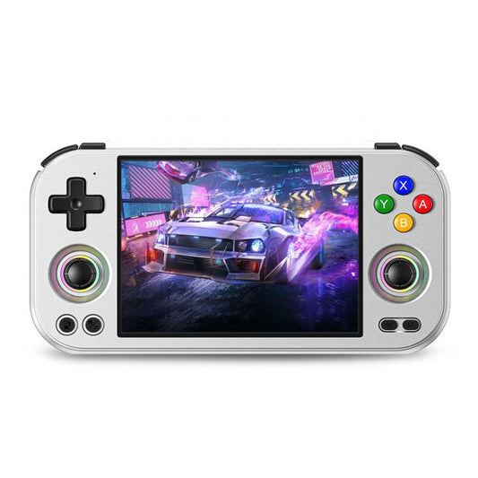 ANBERNIC RG 477M  Android 14 Handheld Game Console With Aluminum Alloy Body, 4.7-Inch LTPS In-Cell Touch Screen, 3D Hall Joystick & Self-Developed AI Assistant 256G(Silver) - Pocket Console by ANBERNIC | Online Shopping UK | buy2fix