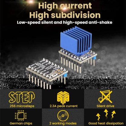 TMC2209 Driver High-Current High-Microstepping Replacement For 2208, A4988, LV8729 3D Printer Accessory - Parts by buy2fix | Online Shopping UK | buy2fix