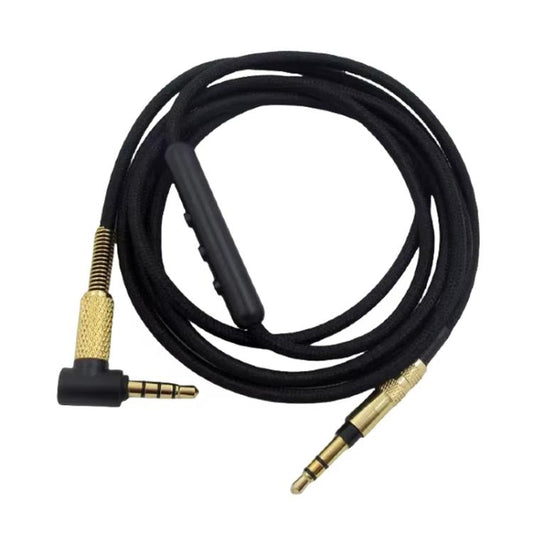 With Volume Control 3.5mm Male To Male Headphone Cable, Length: 1.5m - Headset Accessories by buy2fix | Online Shopping UK | buy2fix