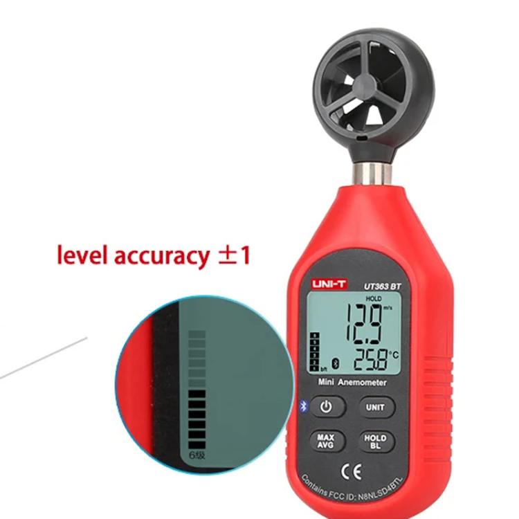 UNI-T UT363  Digital Anemometer Wind Speed Meter 12-Level Dynamic Indicator - Tachometers & Anemometer by UNI-T | Online Shopping UK | buy2fix