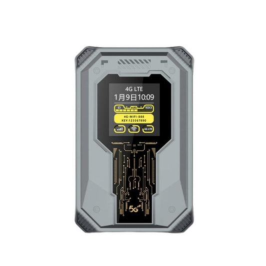 Eurasian Edition M20 4G/5G Portable WiFi Hotspot 300Mbps SIM Unlocked Pocket Router With Time Display, 4000mAh Long-Lasting Battery - 4G Mobile Wifi by buy2fix | Online Shopping UK | buy2fix