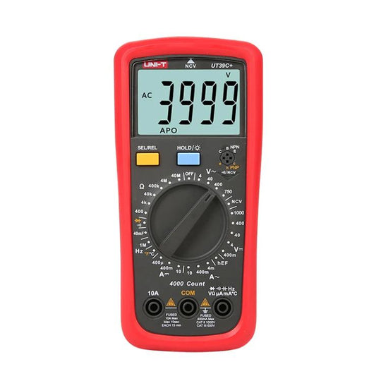 UNI-T UT39C+ Digital Multimeter 1000V DC/750V AC Voltage, 10A Current Tester