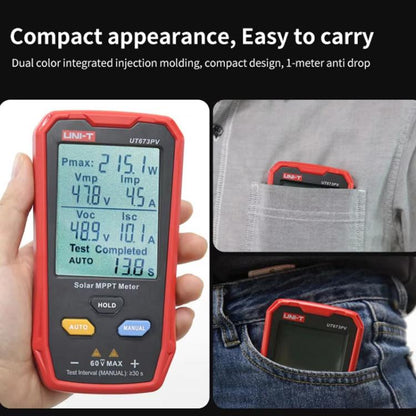 UNI-T UT673PV Solar MPPT Meter Solar Panel Maximum Power Tester Maintenance Diagnostic Tool - Current & Voltage Tester by UNI-T | Online Shopping UK | buy2fix