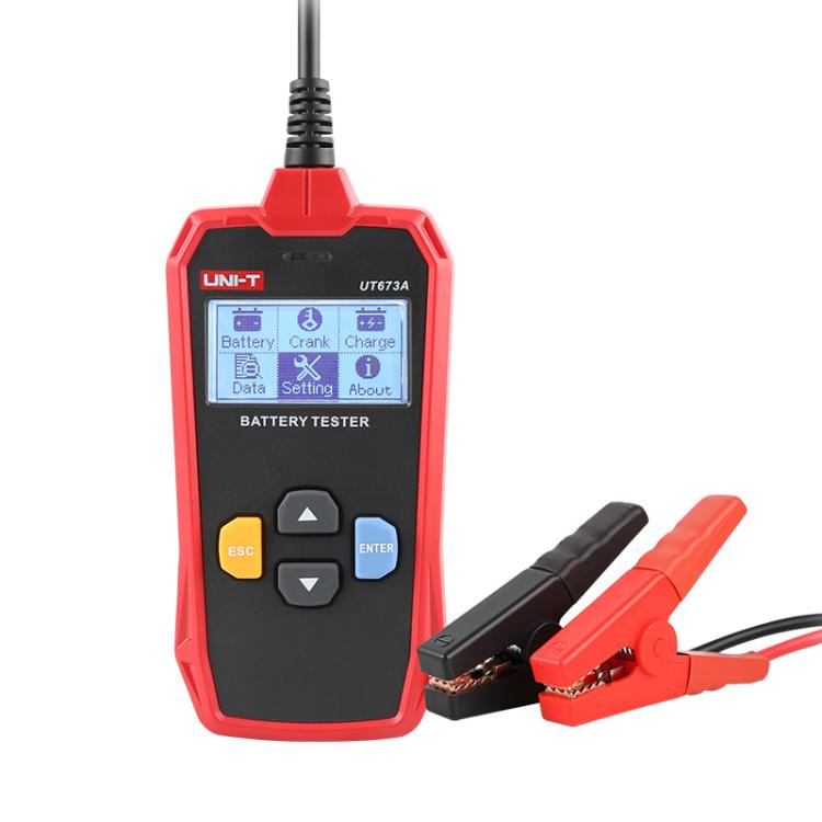 UNI-T UT673A Car Battery Tester For AGM/GEL/EFB & Standard Batteries 3-250Ah Capacity Analyzer - Battery & Resistance Tester by UNI-T | Online Shopping UK | buy2fix