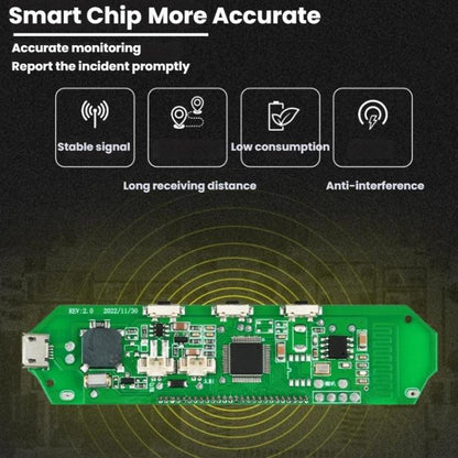 Automotive TPMS Four-Tire Pressure Monitor, Specification: Beep Sound Version External Sensor(Vietnamese) - Tire Pressure Gauges by buy2fix | Online Shopping UK | buy2fix