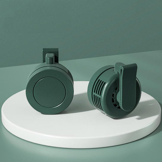 F10 3 Speed Clip-On Quiet Fan USB Mini Desktop Handheld Fan(Green) - Electric Fans by buy2fix | Online Shopping UK | buy2fix