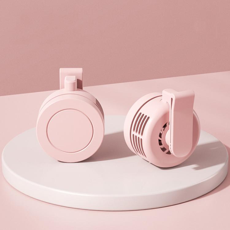 F10 3 Speed Clip-On Quiet Fan USB Mini Desktop Handheld Fan(Pink) - Electric Fans by buy2fix | Online Shopping UK | buy2fix