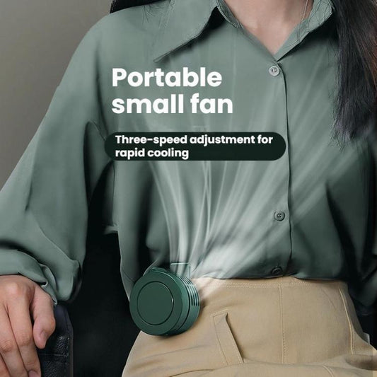 F10 3 Speed Clip-On Quiet Fan USB Mini Desktop Handheld Fan(Pink) - Electric Fans by buy2fix | Online Shopping UK | buy2fix