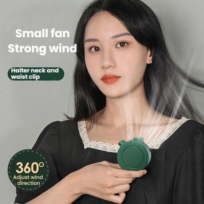 F10 3 Speed Clip-On Quiet Fan USB Mini Desktop Handheld Fan(White) - Electric Fans by buy2fix | Online Shopping UK | buy2fix