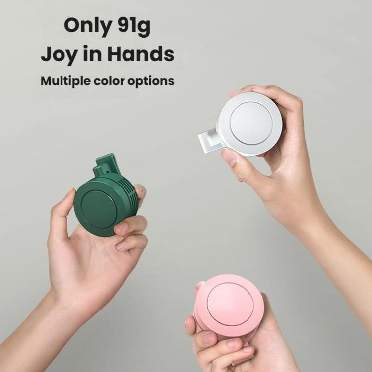 F10 3 Speed Clip-On Quiet Fan USB Mini Desktop Handheld Fan(White) - Electric Fans by buy2fix | Online Shopping UK | buy2fix