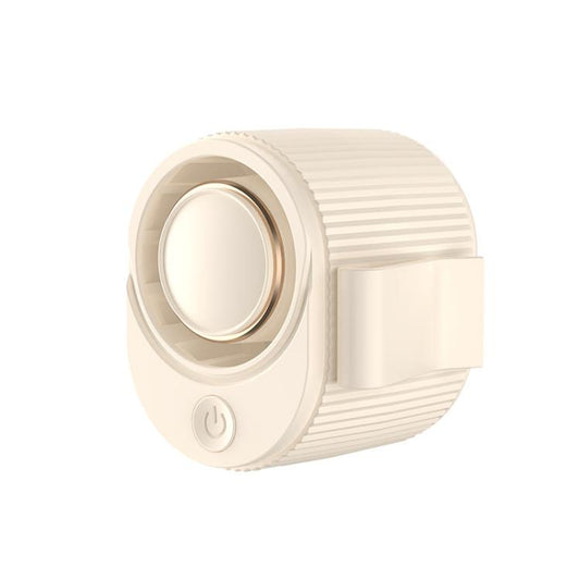 High-speed Waist-mounted Fan Outdoor Clip-on USB Mini Fan(Beige) - Electric Fans by buy2fix | Online Shopping UK | buy2fix