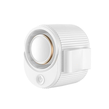High-speed Waist-mounted Fan Outdoor Clip-on USB Mini Fan(White) - Electric Fans by buy2fix | Online Shopping UK | buy2fix