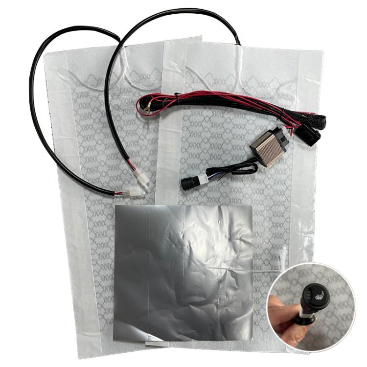 12V Universal Winter Car Seat Heating Pad Set 5: 3-gear + Single Seat (2 Heating Pads) - Seat Accessories by buy2fix | Online Shopping UK | buy2fix