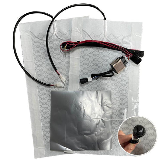 12V Universal Winter Car Seat Heating Pad Set 5: 3-gear + Single Seat (2 Heating Pads) - Seat Accessories by buy2fix | Online Shopping UK | buy2fix