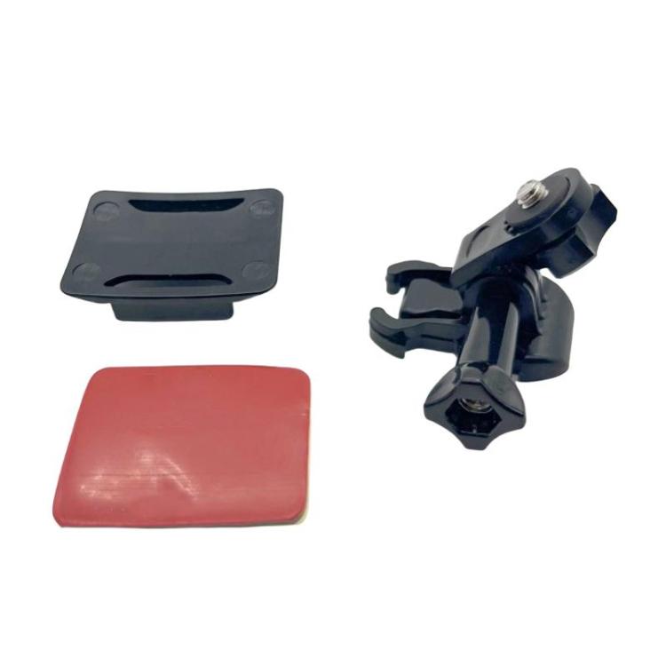 3sets 1/4 Screw Adapter Quick-Release Base Motorcycle Helmet Accessory Base, Spec: Arc Shape - Helmet Mount by buy2fix | Online Shopping UK | buy2fix